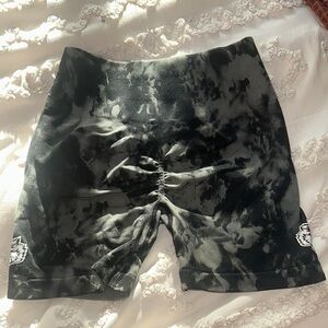 Darc Sport Black and Gray Athletic Shorts